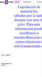 Mobile Screenshot of manozurda.es